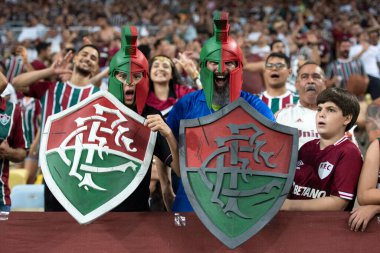 Rio de Janeiro (RJ), 09 / 27 / 2023 - Fluminense ile Internacional arasındaki maç, Libertadores 'in Maracan yarı finalinin ilk ayağı.