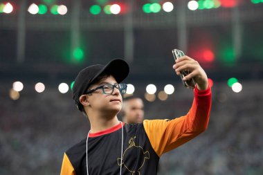 Rio de Janeiro (RJ), 09 / 27 / 2023 - Fluminense ile Internacional arasındaki maç, Libertadores 'in Maracan yarı finalinin ilk ayağı.