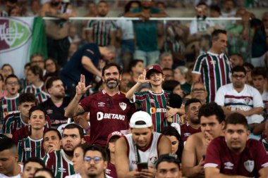 Rio de Janeiro (RJ), 09 / 27 / 2023 - Fluminense ile Internacional arasındaki maç, Libertadores 'in Maracan yarı finalinin ilk ayağı.