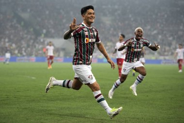 Rio de Janeiro (RJ), 09 / 27 / 2023 - Fluminense ile Internacional arasındaki maç, Libertadores 'in Maracan yarı finalinin ilk ayağı.