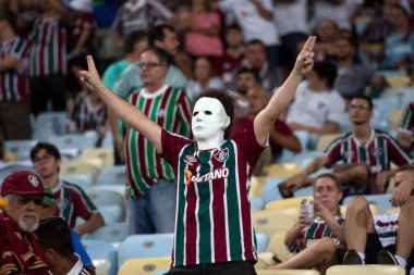 Rio de Janeiro (RJ), 09 / 27 / 2023 - Fluminense ile Internacional arasındaki maç, Libertadores 'in Maracan yarı finalinin ilk ayağı.