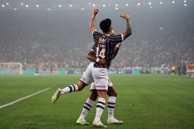 Rio de Janeiro (RJ), 09 / 27 / 2023 - Fluminense ile Internacional arasındaki maç, Libertadores 'in Maracan yarı finalinin ilk ayağı.