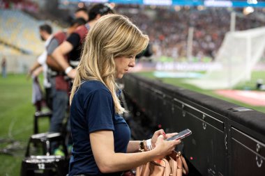 Rio de Janeiro (RJ), 09 / 27 / 2023 - Fluminense ile Internacional arasındaki maç, Libertadores 'in Maracan yarı finalinin ilk ayağı.