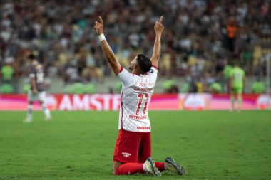 Internacional 'dan Wanderson. Fluminense x Internacional arasında maç, Libertadores yarı finalinin ilk ayağı Maracan 'da..  