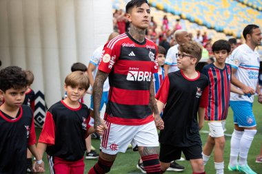 Rio de Janeiro (RJ), 30.09.2023: Maracan 'daki Brezilya Şampiyonası için Flamengo ve Bahia arasında maç.