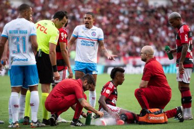 Rio de Janeiro (RJ), 30.09.2023 - Dr. Marcio Tannure, chefe do Department amento Mdico do Flamengo. Maracan 'daki Brezilya Şampiyonası için Flamengo x Bahia arasındaki maç.