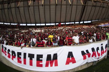 Rio de Janeiro (RJ), 30.09.2023: Maracan 'daki Brezilya Şampiyonası için Flamengo ve Bahia arasında maç.