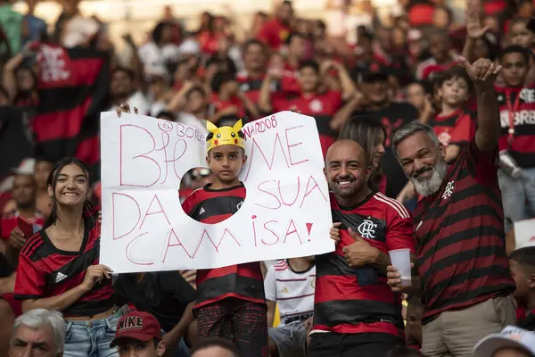 Rio Janeiro 2023 Partita Tra Flamengo Bahia Campionato Brasiliano Maracan — Foto Stock
