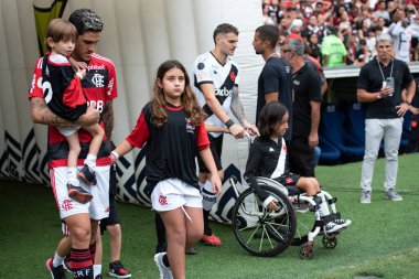Rio de Janeiro (RJ), 22.10.2023 - Brezilya Şampiyonası için Maracan 'da Flamengo x Vasco ile maç.              