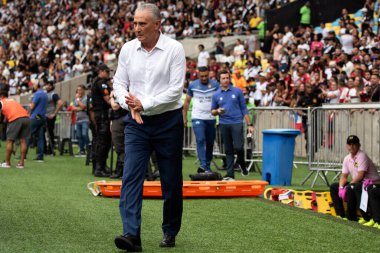 Rio de Janeiro (RJ), 22.10.2023 - Brezilya Şampiyonası için Maracan 'da Flamengo x Vasco ile maç.              