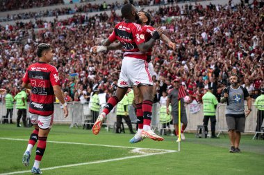 Rio de Janeiro (RJ), 22.10.2023 - Brezilya Şampiyonası için Maracan 'da Flamengo x Vasco ile maç.              