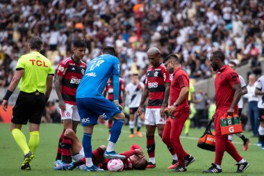 Rio de Janeiro (RJ), 22.10.2023 - Brezilya Şampiyonası için Maracan 'da Flamengo x Vasco ile maç.              