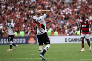 Rio de Janeiro (RJ), 22.10.2023 - Brezilya Şampiyonası için Maracan 'da Flamengo x Vasco ile maç.              