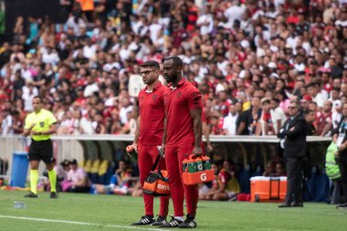 Rio de Janeiro (RJ), 22.10.2023 - Brezilya Şampiyonası için Maracan 'da Flamengo x Vasco ile maç.              
