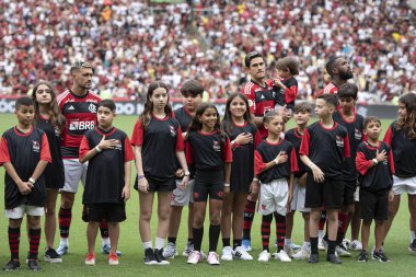 Rio de Janeiro (RJ), 22.10.2023 - Brezilya Şampiyonası için Maracan 'da Flamengo x Vasco ile maç.              
