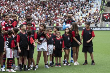 Rio de Janeiro (RJ), 22.10.2023 - Brezilya Şampiyonası için Maracan 'da Flamengo x Vasco ile maç.              
