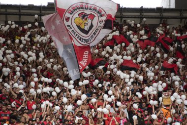 Rio de Janeiro (RJ), 22.10.2023 - Brezilya Şampiyonası için Maracan 'da Flamengo x Vasco ile maç.              
