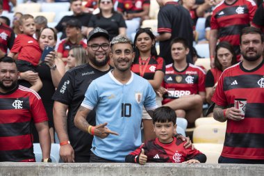 Rio de Janeiro (RJ), 22.10.2023 - Brezilya Şampiyonası için Maracan 'da Flamengo x Vasco ile maç.              
