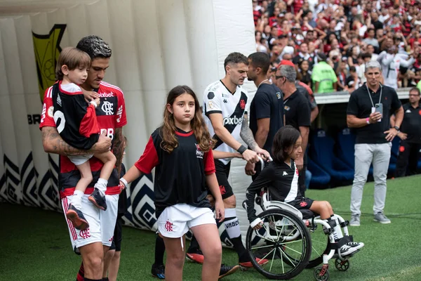 Rio de Janeiro (RJ), 22.10.2023 - Brezilya Şampiyonası için Maracan 'da Flamengo x Vasco ile maç.              