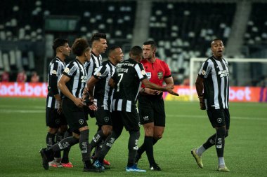 Rio de Janeiro, Rio de Janeiro, Brezilya - 01 Kasım 2023. Botafogo x Palmeiras. Brezilya Şampiyonası Nilton Santos Stadyumunda.     