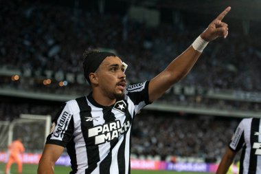 Rio de Janeiro, Rio de Janeiro, Brezilya - 01 Kasım 2023. Botafogo x Palmeiras. Brezilya Şampiyonası Nilton Santos Stadyumunda.     