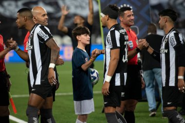 Rio de Janeiro, Rio de Janeiro, Brezilya - 01 Kasım 2023. Botafogo x Palmeiras. Brezilya Şampiyonası Nilton Santos Stadyumunda.     