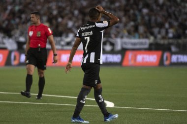 Rio de Janeiro, Rio de Janeiro, Brezilya - 01 Kasım 2023. Botafogo x Palmeiras. Brezilya Şampiyonası Nilton Santos Stadyumunda.     