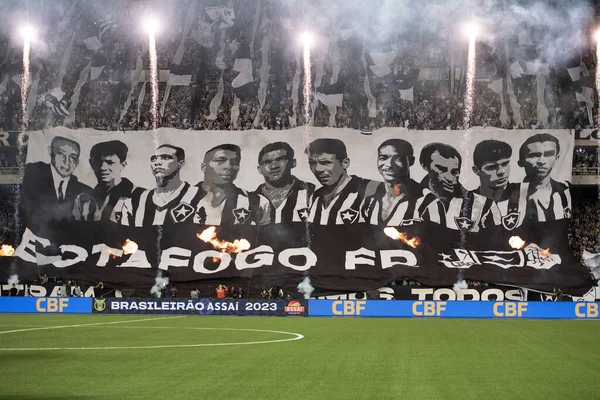 Rio de Janeiro, Rio de Janeiro, Brezilya - 01 Kasım 2023. Botafogo x Palmeiras. Brezilya Şampiyonası Nilton Santos Stadyumunda.     