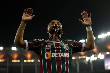 Rio de Janeiro, Rio de Janeiro, Brezilya - Kasım 04, 2023. Boca Juniors x Fluminense. Libertadores 2023 Maracana finali.       