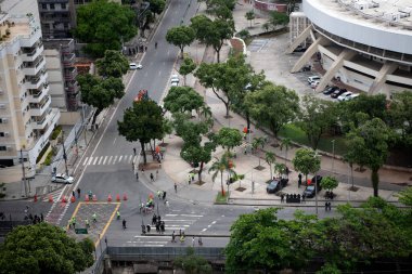 Rio de Janeiro, Rio de Janeiro, Brezilya - Kasım 04, 2023. Boca Juniors x Fluminense. Libertadores 2023 Maracana finali.       