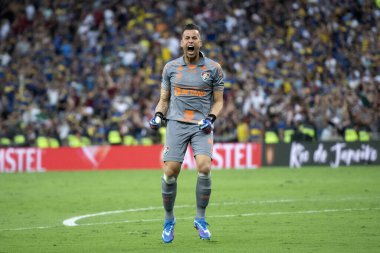 Rio de Janeiro, Rio de Janeiro, Brezilya - Kasım 04, 2023. Boca Juniors x Fluminense. Libertadores 2023 Maracana finali.       