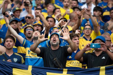 Rio de Janeiro, Rio de Janeiro, Brezilya - Kasım 04, 2023. Boca Juniors x Fluminense. Libertadores 2023 Maracana finali.       