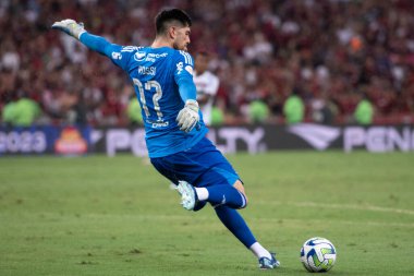Rio de Janeiro, Rio de Janeiro, Brezilya - 11 Kasım 2023. Flamengo x Fluminense. Campeonato Brasileiro.            