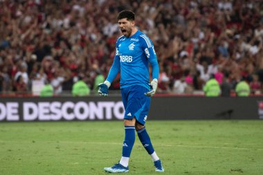 Rio de Janeiro, Rio de Janeiro, Brezilya - 11 Kasım 2023. Flamengo x Fluminense. Campeonato Brasileiro.            