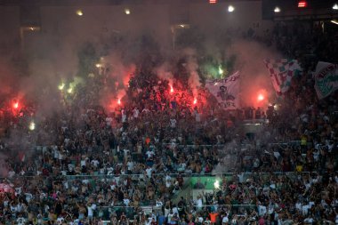 Rio de Janeiro, Rio de Janeiro, Brezilya - 11 Kasım 2023. Flamengo x Fluminense. Campeonato Brasileiro.            