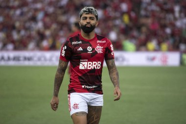 Rio de Janeiro, Rio de Janeiro, Brezilya - 11 Kasım 2023. Flamengo x Fluminense. Campeonato Brasileiro.            