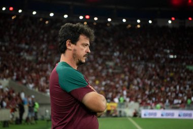 Rio de Janeiro, Rio de Janeiro, Brezilya - 11 Kasım 2023. Flamengo x Fluminense. Campeonato Brasileiro.            