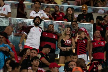 Rio de Janeiro, Rio de Janeiro, Brezilya - 08 Kasım 2023. Flamengo x Palmeiras - Campeonato Brasileiro.    