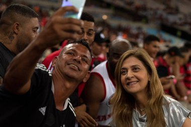 Rio de Janeiro, Rio de Janeiro, Brezilya - 08 Kasım 2023. Flamengo x Palmeiras - Campeonato Brasileiro.    