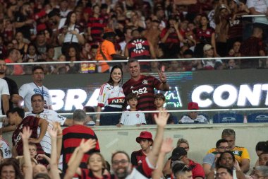 Rio de Janeiro, Rio de Janeiro, Brezilya - 11 Kasım 2023. Flamengo x Fluminense. Campeonato Brasileiro.            