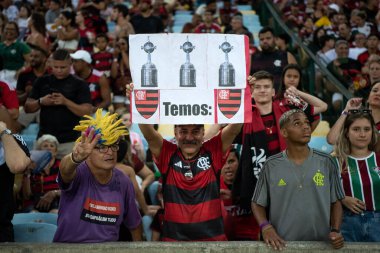 Rio de Janeiro, Rio de Janeiro, Brezilya - 11 Kasım 2023. Flamengo x Fluminense. Campeonato Brasileiro.            