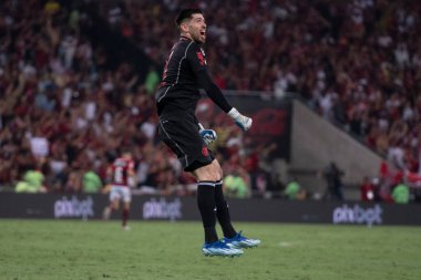 Rio de Janeiro, Rio de Janeiro, Brezilya - 08 Kasım 2023. Flamengo x Palmeiras - Campeonato Brasileiro.    
