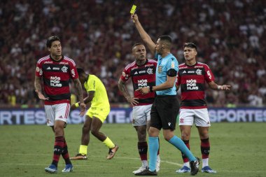 Rio de Janeiro, Rio de Janeiro, Brezilya - 08 Kasım 2023. Flamengo x Palmeiras - Campeonato Brasileiro.    