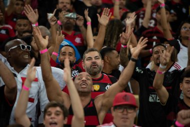 Rio de Janeiro, Rio de Janeiro, Brezilya - 08 Kasım 2023. Flamengo x Palmeiras - Campeonato Brasileiro.    