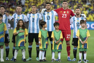 Rio de Janeiro, Rio de Janeiro, Brezilya - 21 Kasım 2023. Brezilya x Arjantin - 2026 Dünya Kupası elemeleri.                       