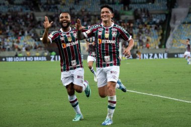 Rio de Janeiro, Rio de Janeiro, Brezilya - 22 Kasım 2023. Fluminense x Sao Paulo - Maracana 'da Campeonato Brasileiro.       