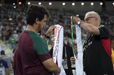 Rio de Janeiro, Rio de Janeiro, Brezilya - 22 Kasım 2023. Fluminense x Sao Paulo - Maracana 'da Campeonato Brasileiro.       