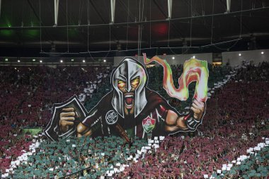 Rio de Janeiro, Rio de Janeiro, Brezilya - 22 Kasım 2023. Fluminense x Sao Paulo - Maracana 'da Campeonato Brasileiro.       