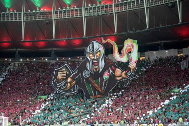 Rio de Janeiro, Rio de Janeiro, Brezilya - 22 Kasım 2023. Fluminense x Sao Paulo - Maracana 'da Campeonato Brasileiro.       
