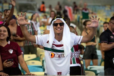 Rio de Janeiro, Rio de Janeiro, Brezilya - 22 Kasım 2023. Fluminense x Sao Paulo - Maracana 'da Campeonato Brasileiro.       